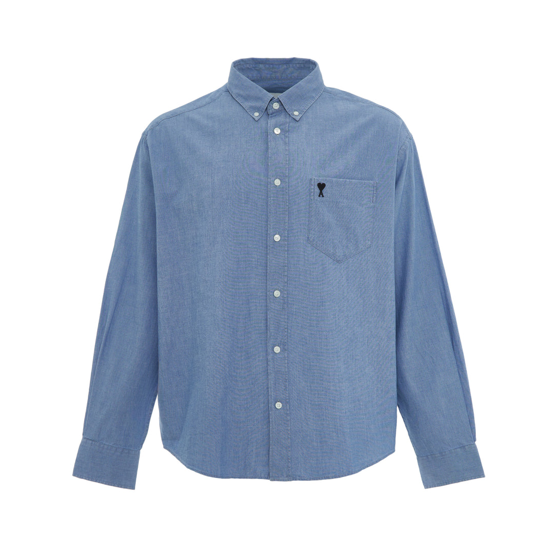 AMI Long Sleeve Embroidered Shirt – Available at Club 21, Official Retailer in Singapore, Malaysia & Thailand with Global Shipping Online