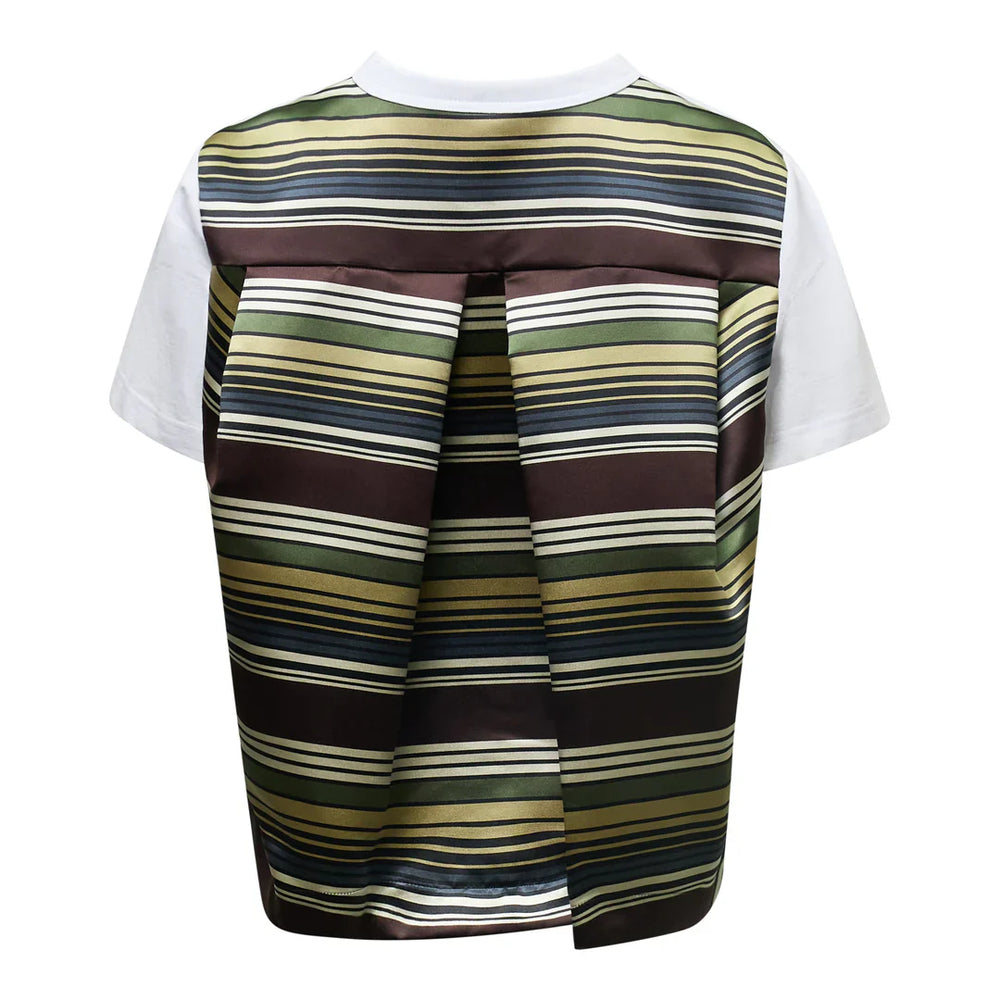 sacai Horizontal Stripe T-Shirt - view 2