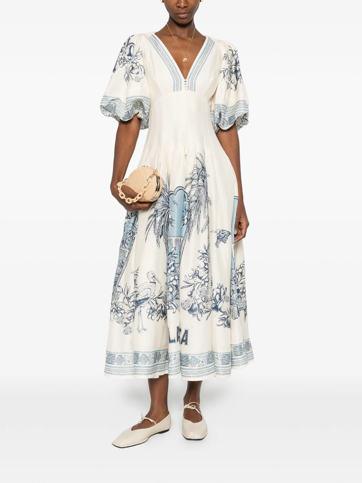 Villa Romantica Corset Midi Dress