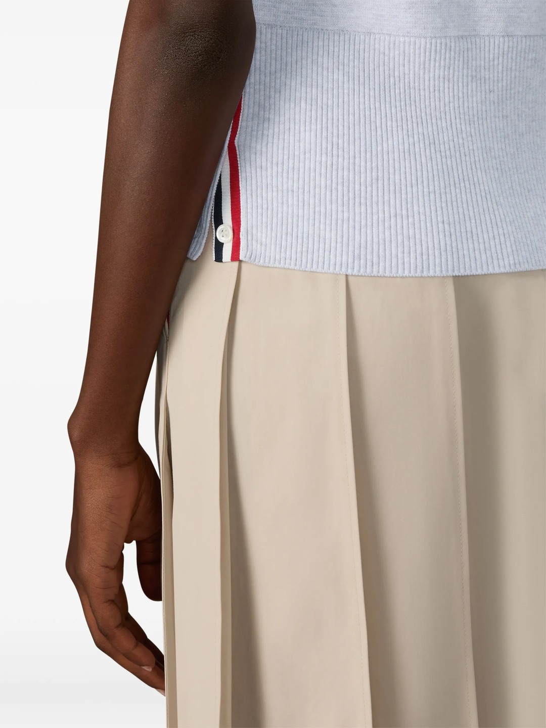 Milano Stitch Sleeveless Polo