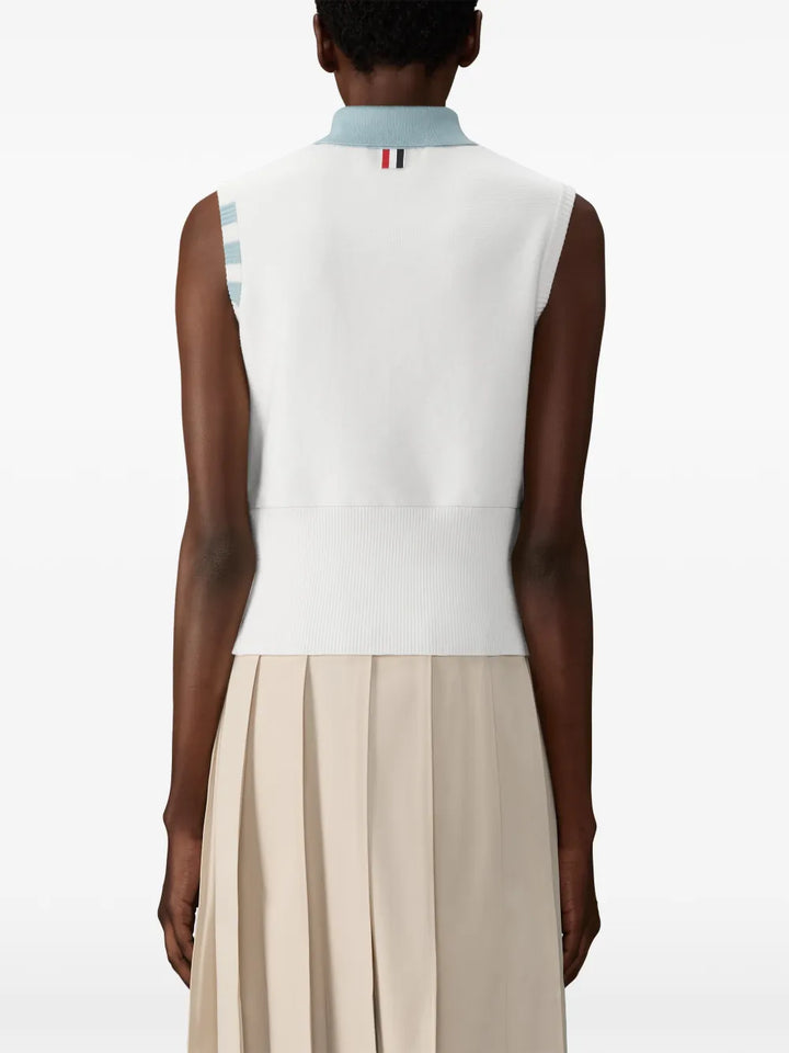 Milano Stitch Sleeveless Polo