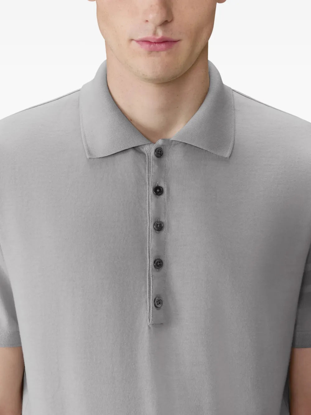 Garment Dyed Rib Cuff Polo