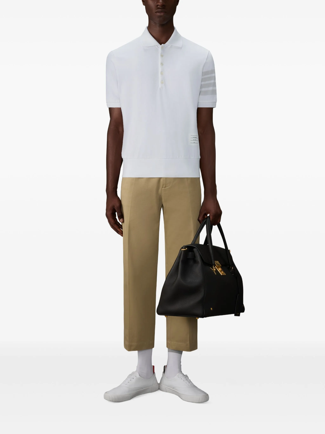 Garment Dyed Short Sleeve Rib Cuff Polo