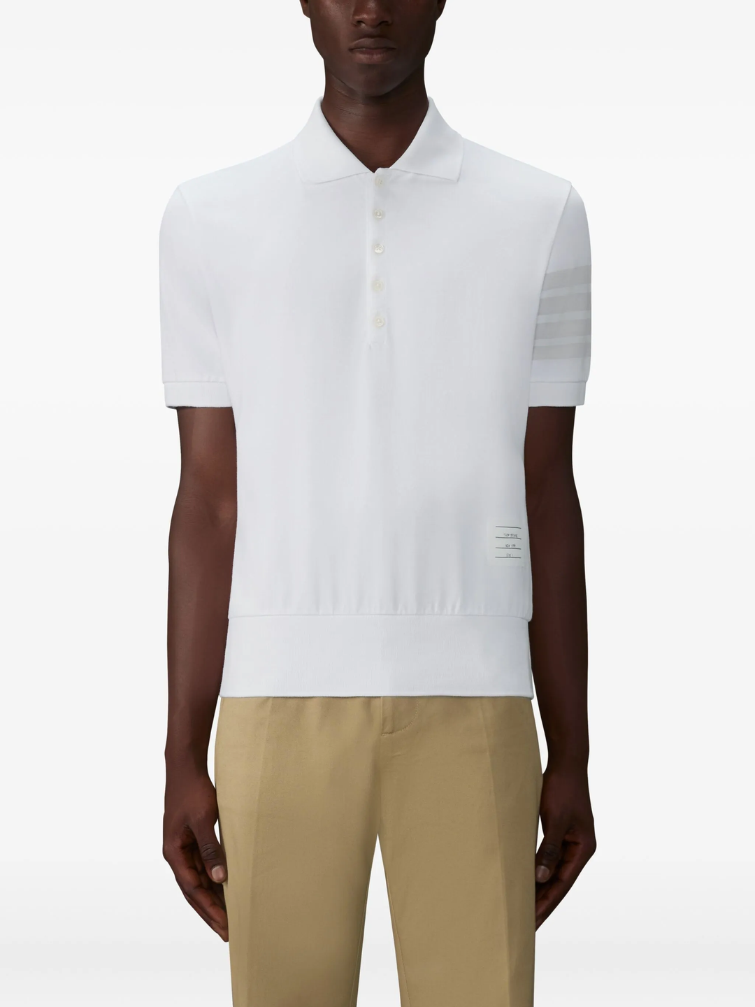 Garment Dyed Short Sleeve Rib Cuff Polo