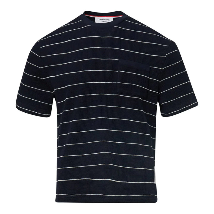 Short Sleeve Tee Textured Stripe