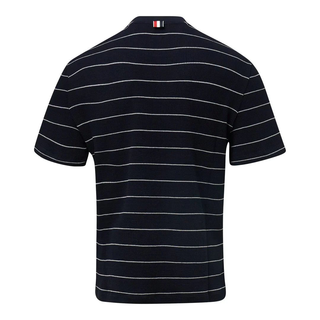 Short Sleeve Tee Textured Stripe
