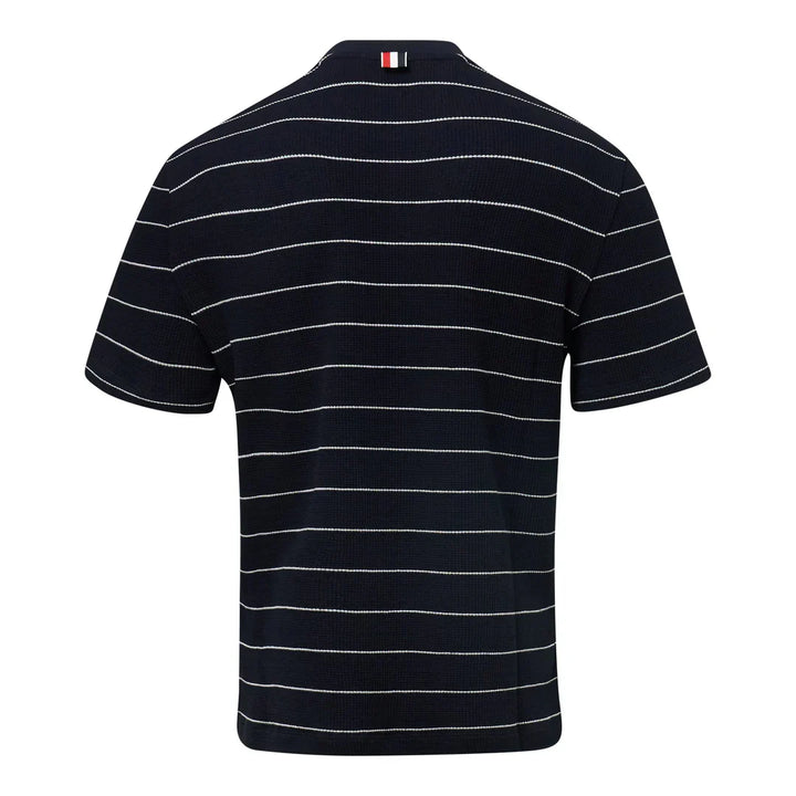 Short Sleeve Tee Textured Stripe