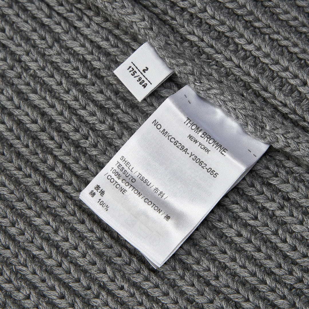 Thom Browne Classic V Neck Cardigan – Available at Club 21, Official Retailer in Singapore, Malaysia & Thailand with Global Shipping Online