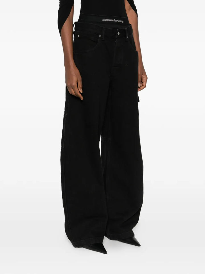 Prestyled Mid Rise Oversized Jeans