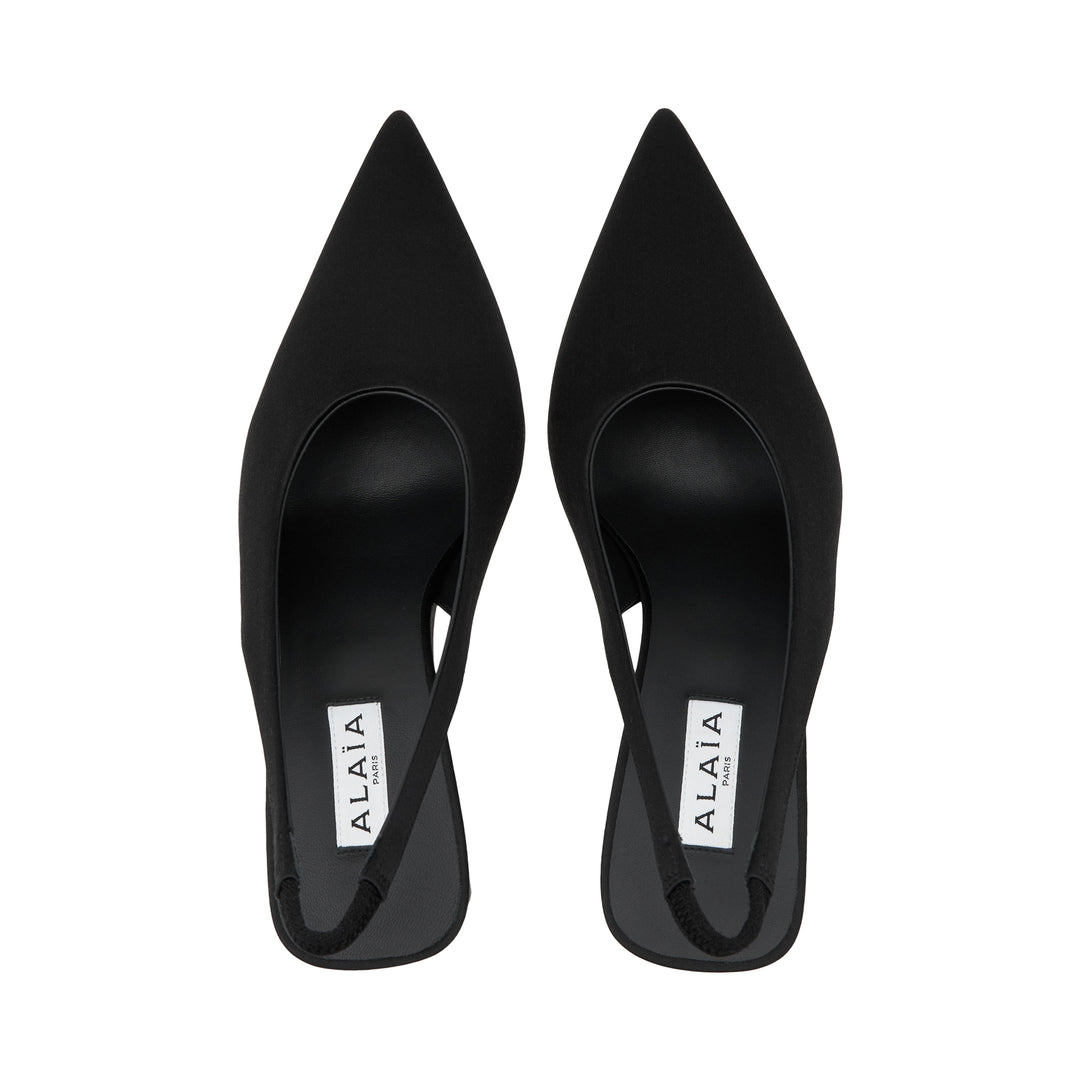 ALAIA Cube Wedge Slingbacks – Available at Club 21, Official Retailer in Singapore, Malaysia & Thailand with Global Shipping Online
