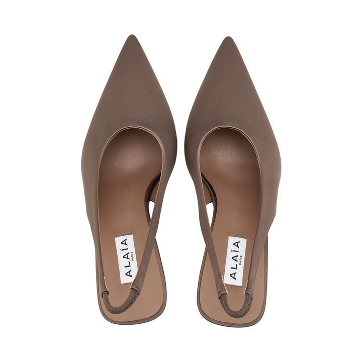 ALAIA Cube Wedge Slingbacks – Available at Club 21, Official Retailer in Singapore, Malaysia & Thailand with Global Shipping Online