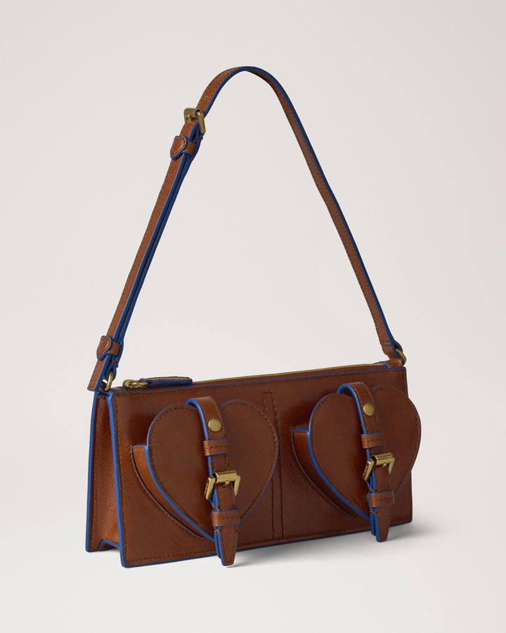 Mini Roxanne Shoulder Bag Smooth Glossy Leather