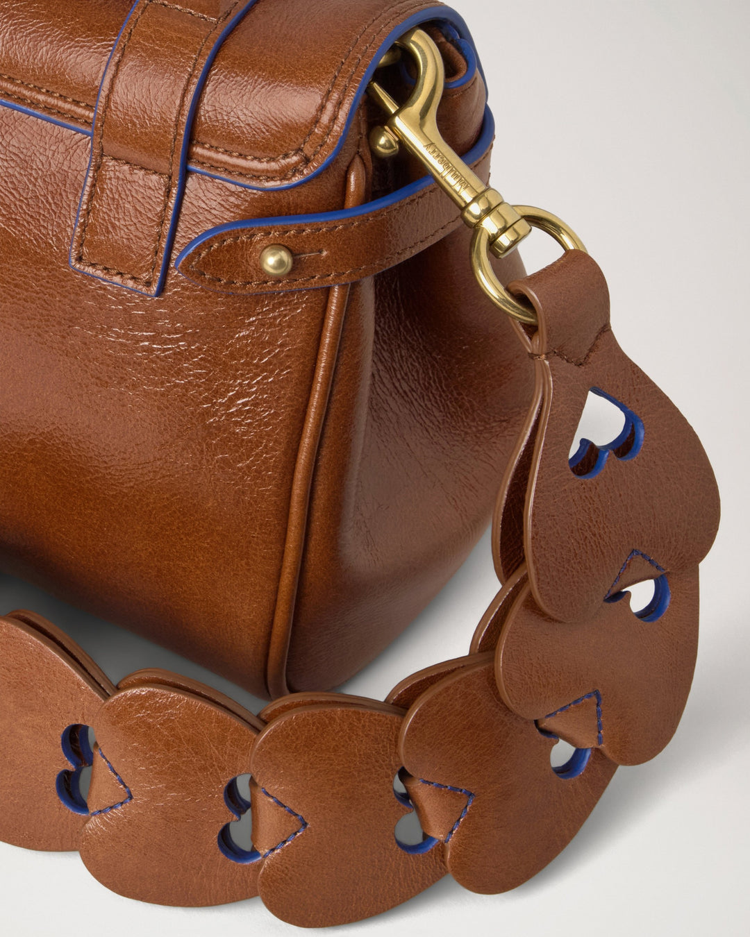 Heart Woven Leather Strap