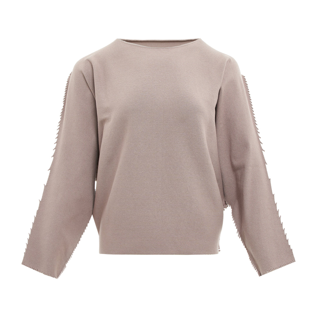 Campagne Fringed Long Sleeve Top