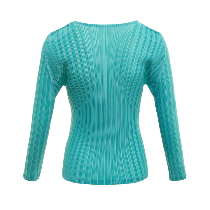 Rib Pleats Long Sleeve Shirt