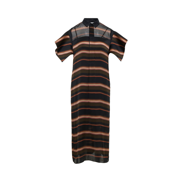 sacai Horizontal Stripe Dress – Available at Club 21, Official Retailer in Singapore, Malaysia & Thailand with Global Shipping Online