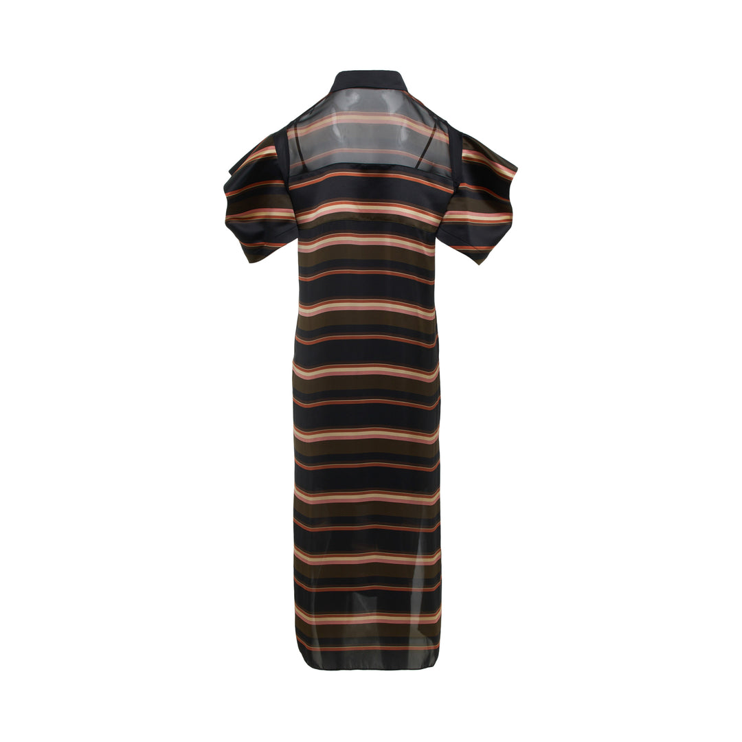 sacai Horizontal Stripe Dress – Available at Club 21, Official Retailer in Singapore, Malaysia & Thailand with Global Shipping Online