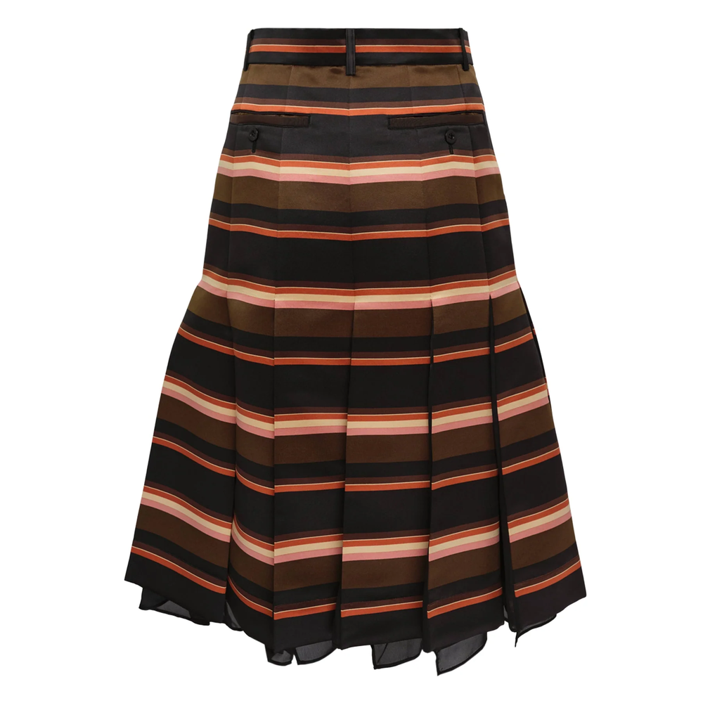 sacai Horizontal Stripe Skirt - view 2