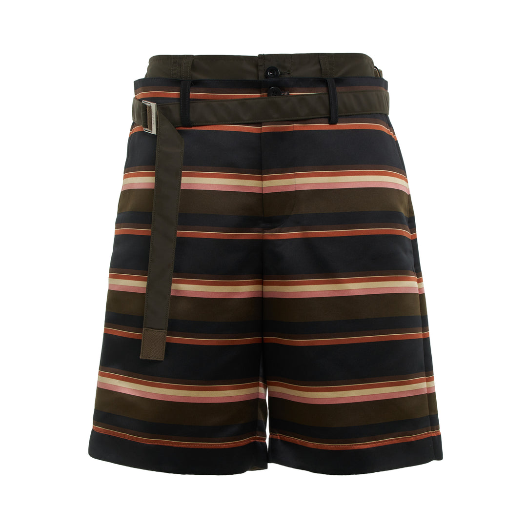 sacai Horizontal Stripe Shorts – Available at Club 21, Official Retailer in Singapore, Malaysia & Thailand with Global Shipping Online