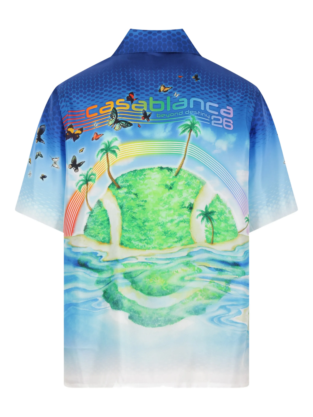 Pills Cuban Collar Short Sleeve Shirt
