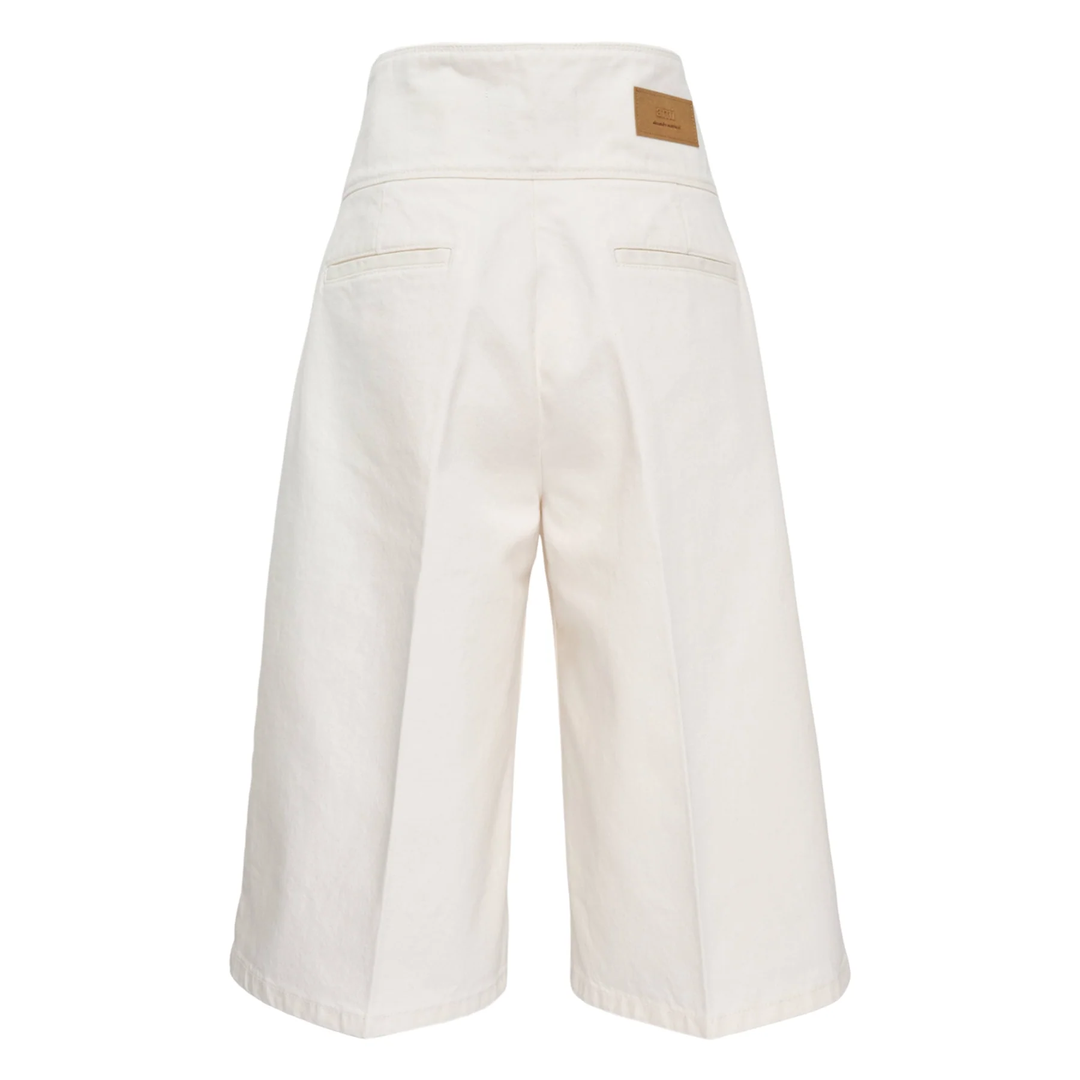 Wrapped Belted Bermuda Shorts