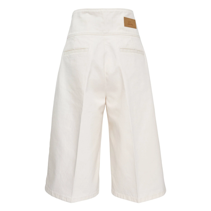 Wrapped Belted Bermuda Shorts