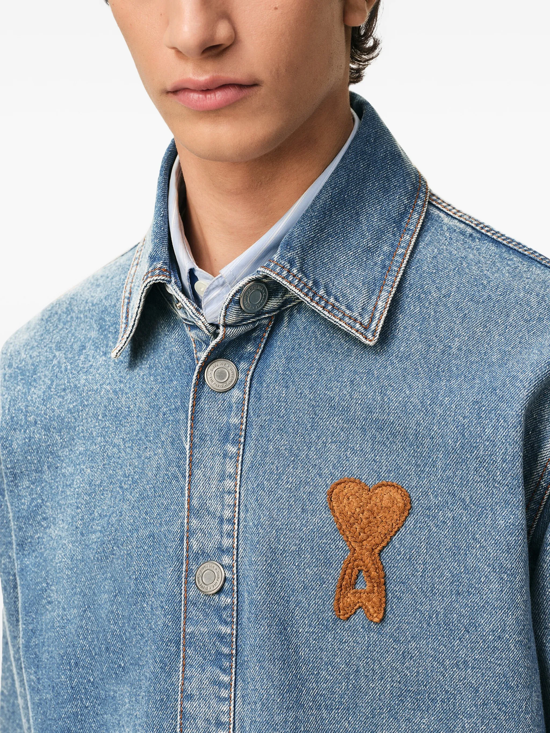 Knitted AMI de Coeur Overshirt