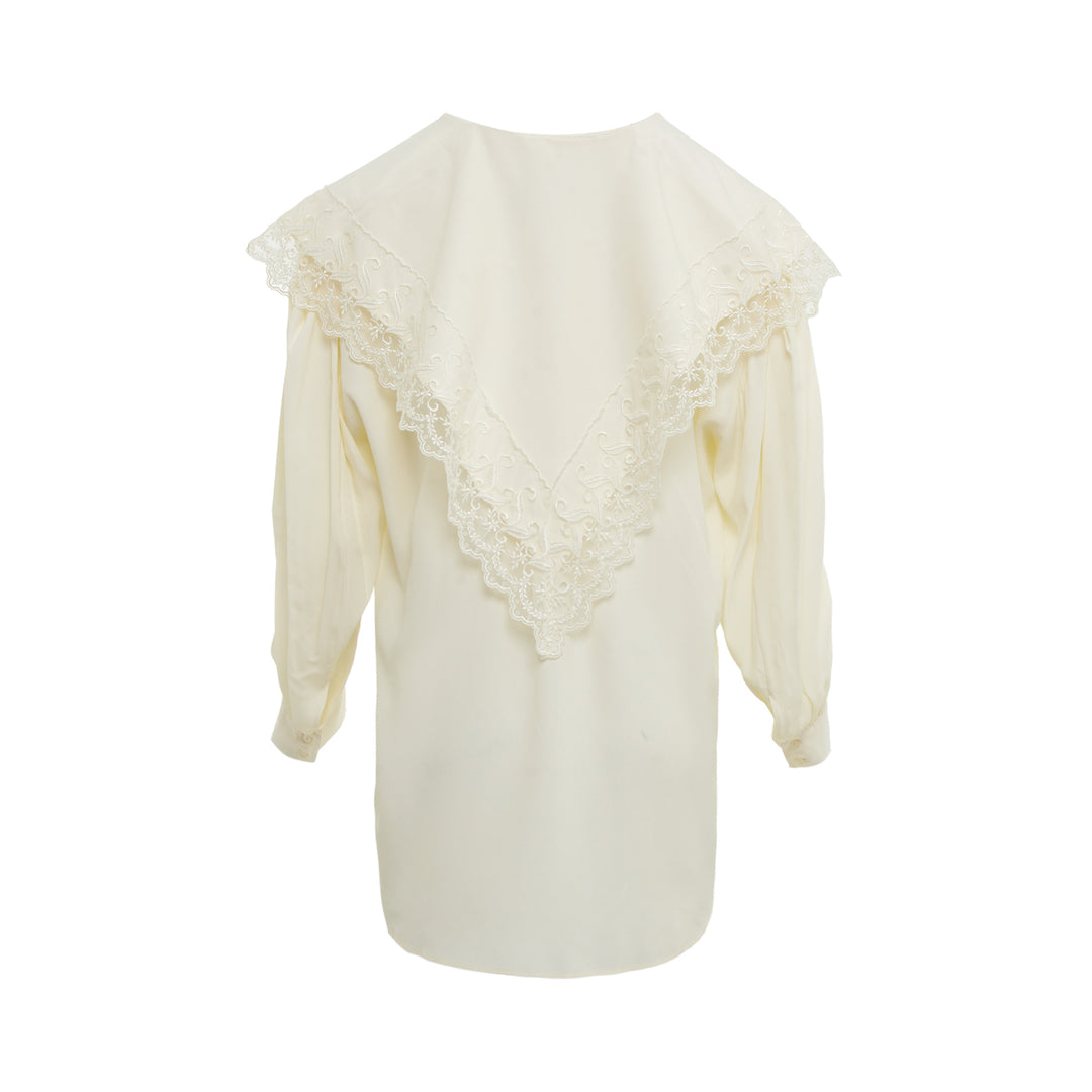 Simone Rocha Pointed Collar Lace Trim Shirt – Available at Club 21, Official Retailer in Singapore, Malaysia & Thailand with Global Shipping Online