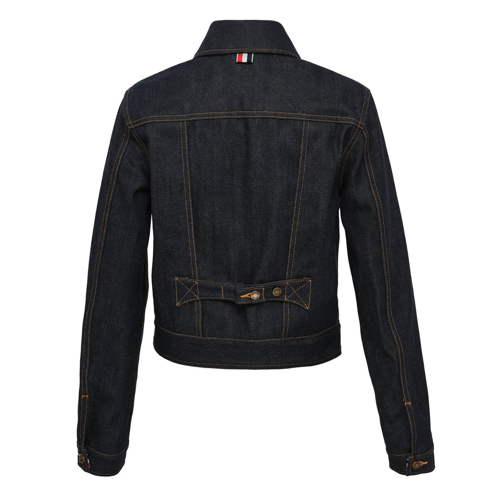 Thom Browne Shrunken Fit Denim Jacket - view 2