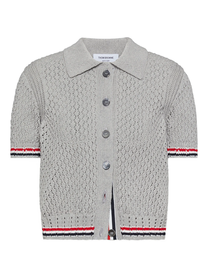 Hector Pointelle Stitch Short Sleeve Polo