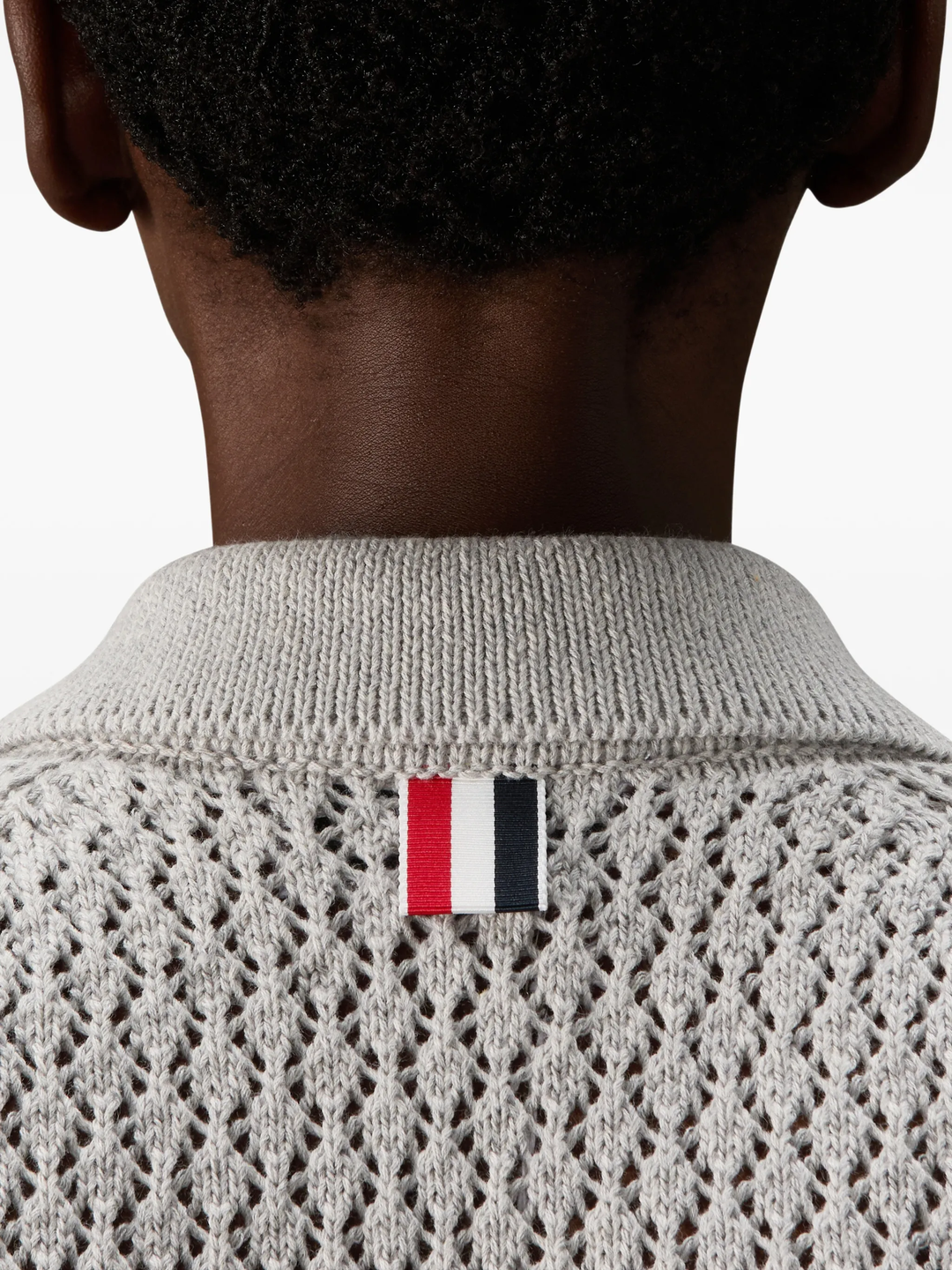 Hector Pointelle Stitch Short Sleeve Polo