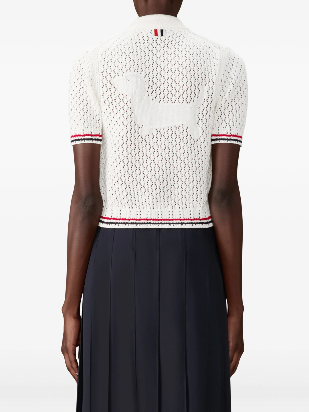 Hector Pointelle Stitch Polo