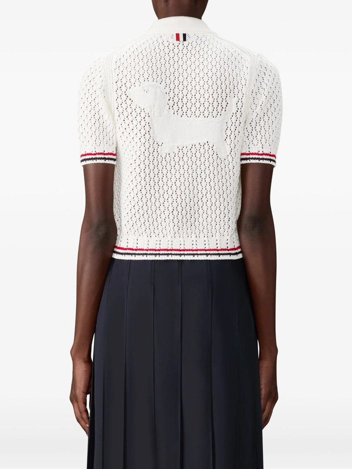 Hector Pointelle Stitch Polo