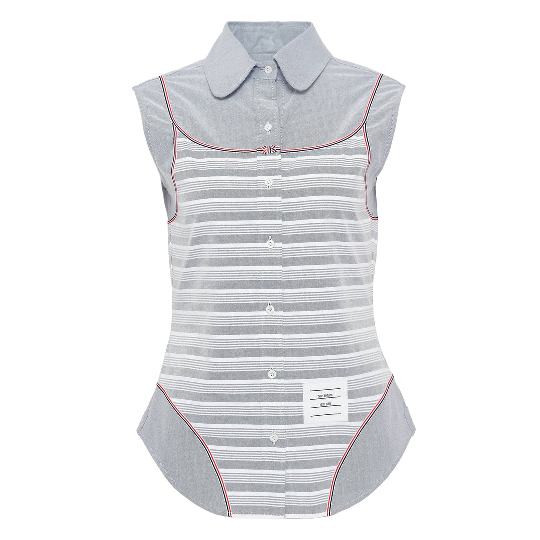 Sleeveless Trompe L'oeil Shirt