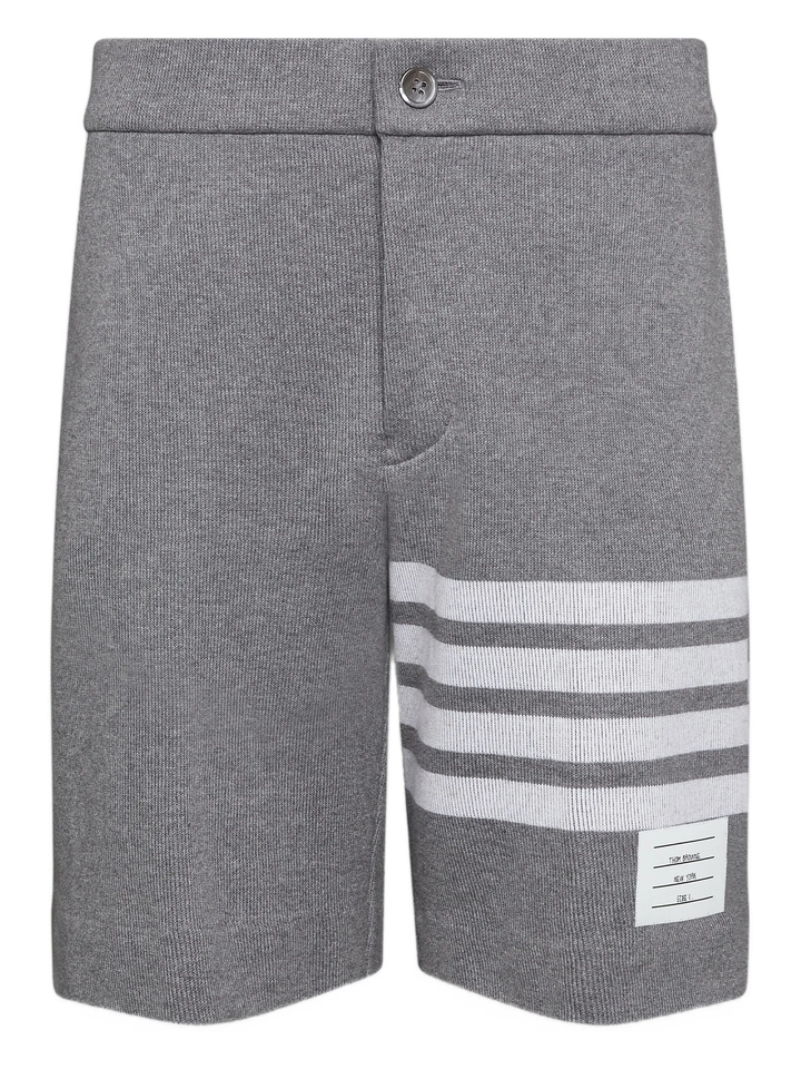 Bermuda Shorts With Engineered 4 Bar