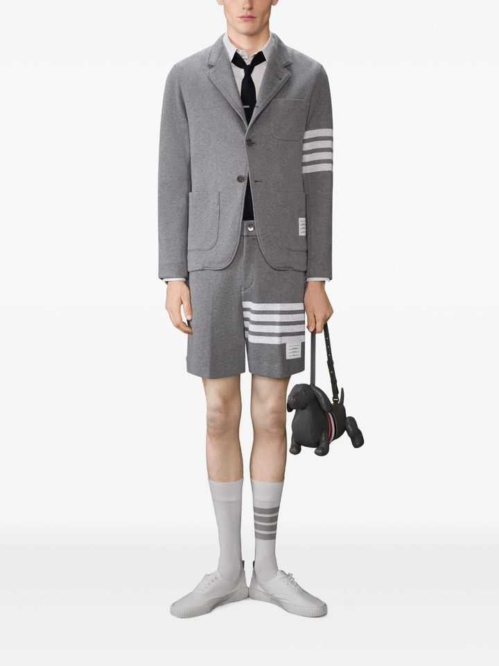 Bermuda Shorts With Engineered 4 Bar