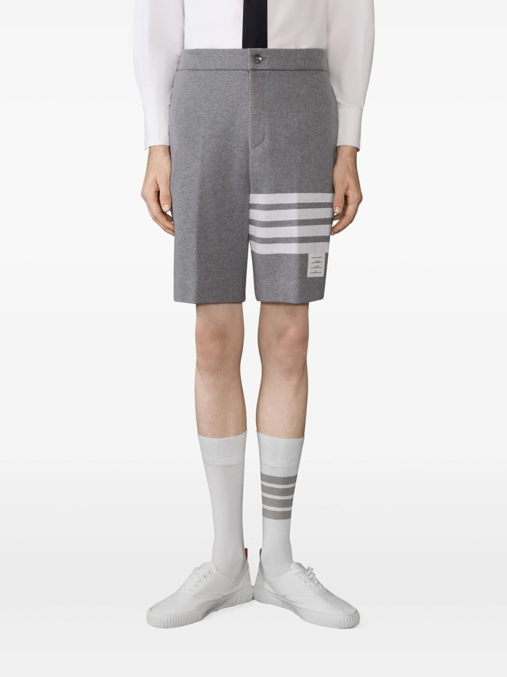 Bermuda Shorts With Engineered 4 Bar