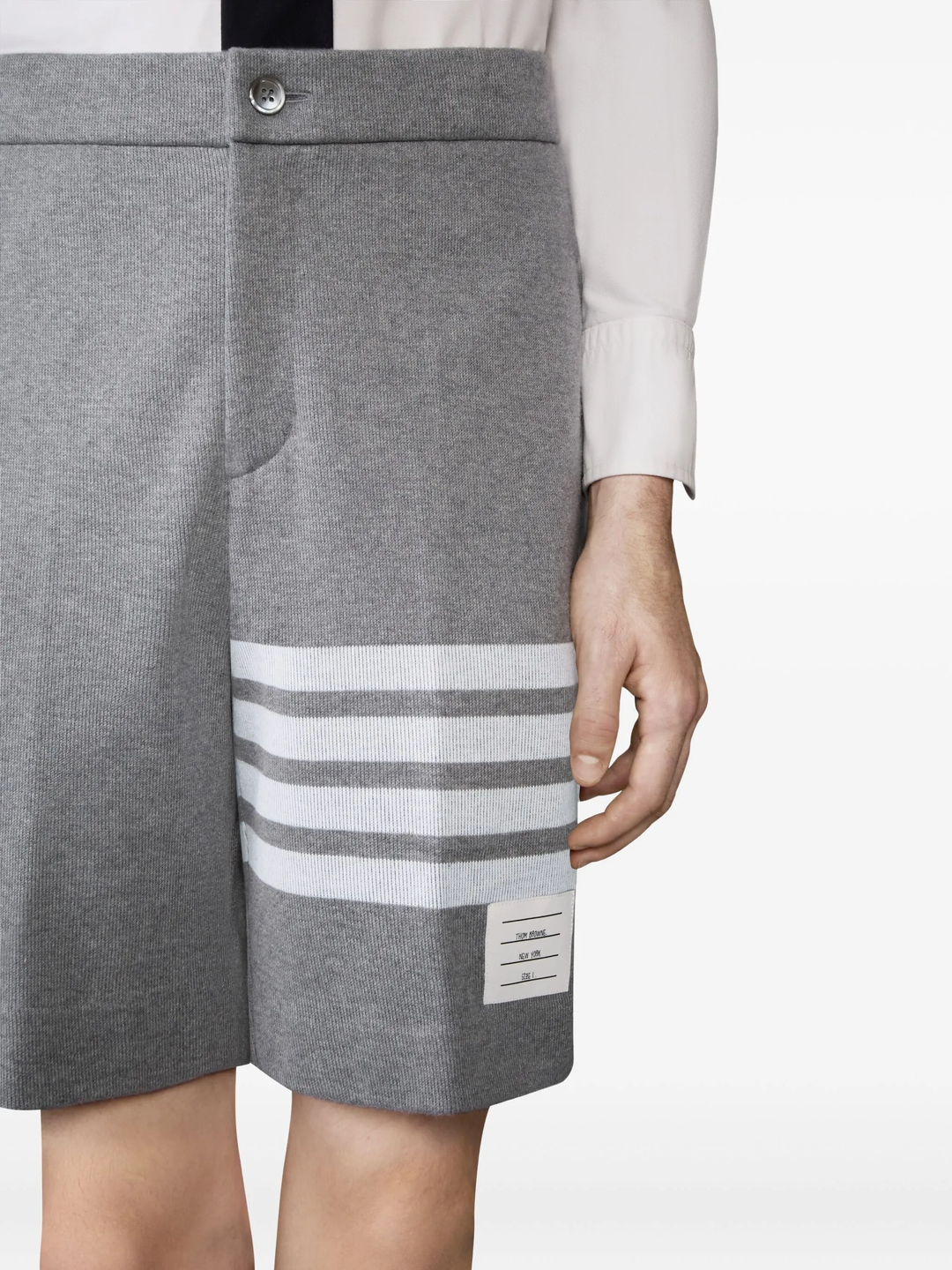 Bermuda Shorts With Engineered 4 Bar