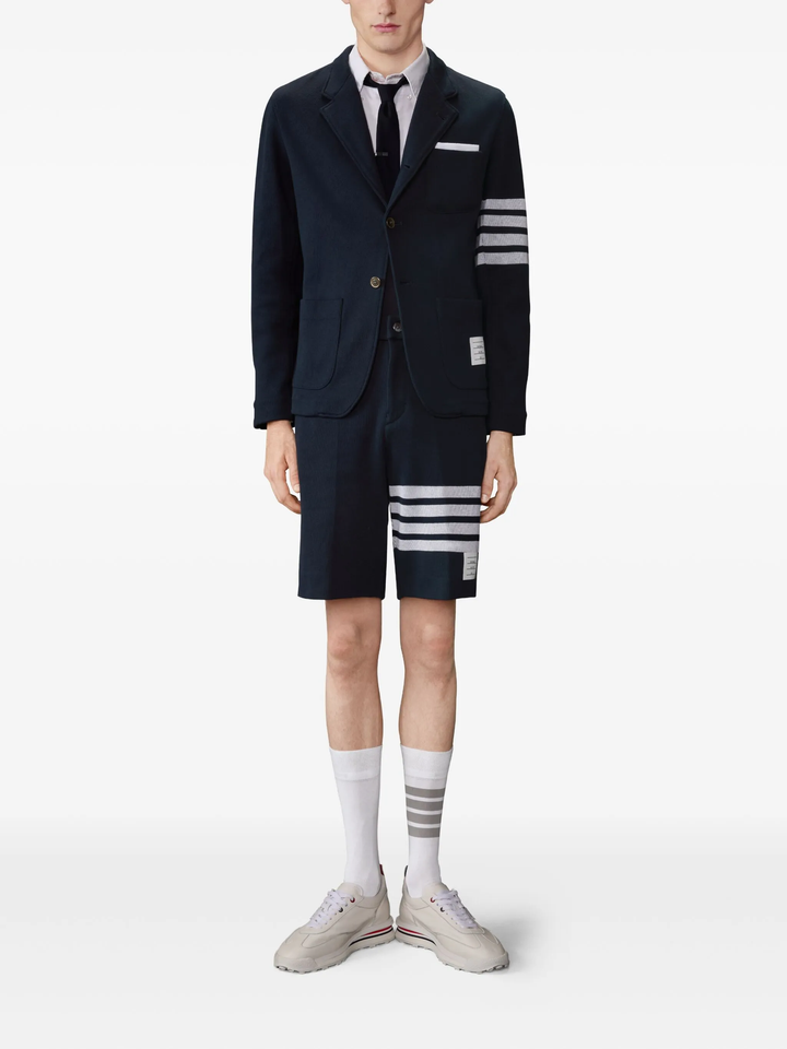Double Face Knit 4-Bar Bermuda Shorts