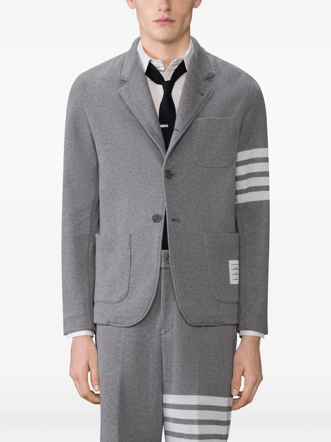 Sack Jacket In Double Face Knit