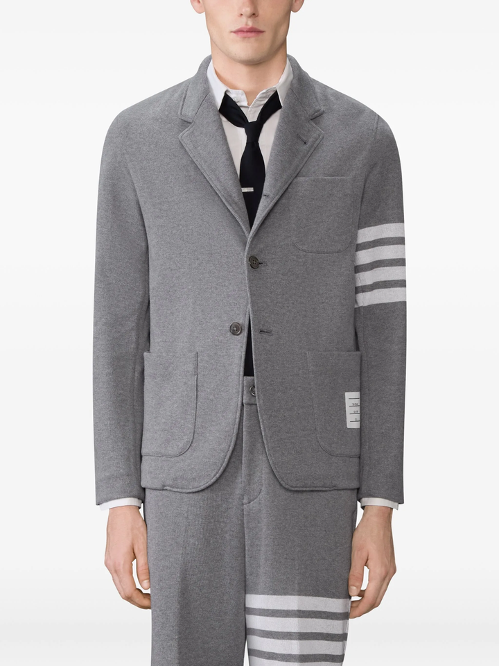 Sack Jacket In Double Face Knit
