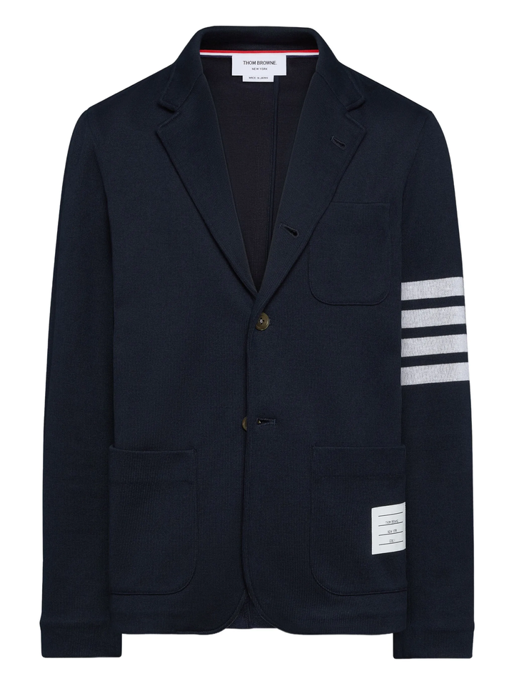 Sack Jacket In Double Face Knit