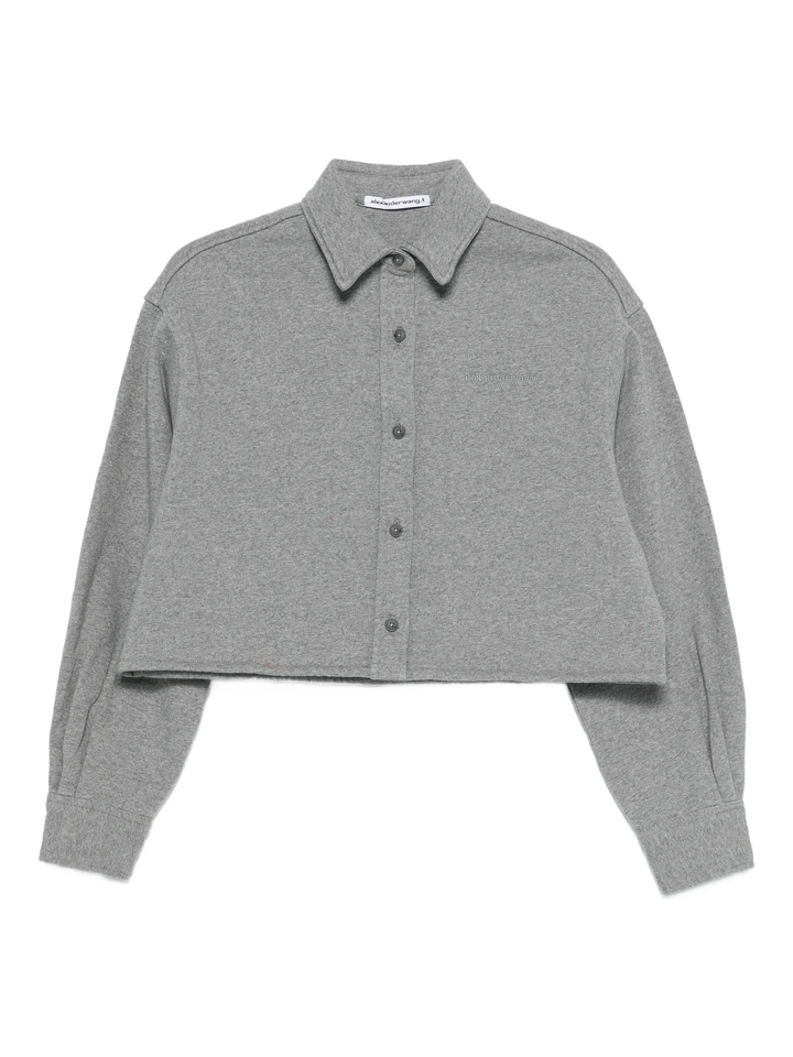 Cropped Button Down Shirt