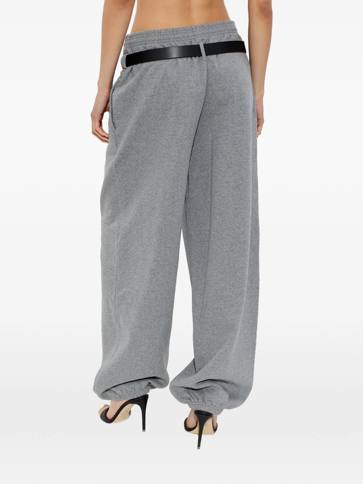 Mid-Rise Belted Sweatpants