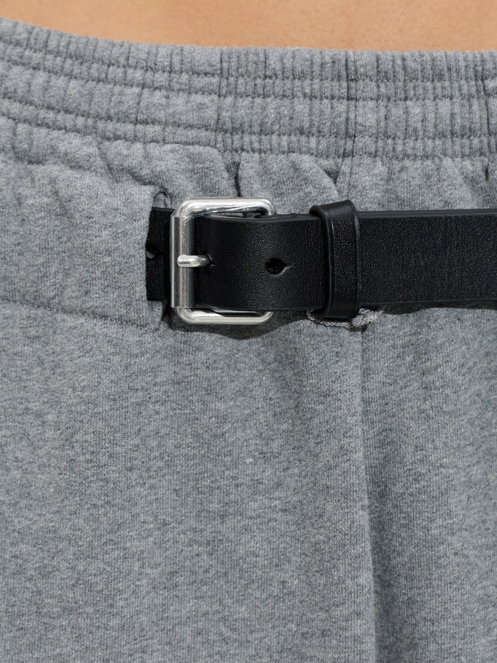 Mid-Rise Belted Sweatpants