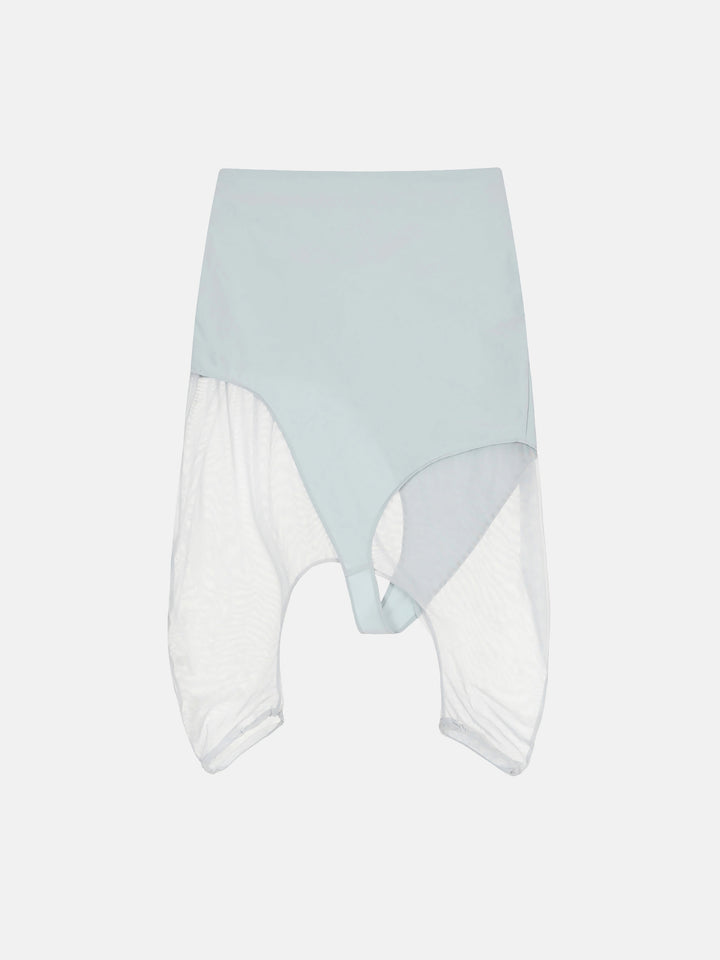 Layered Skirt Half Pants