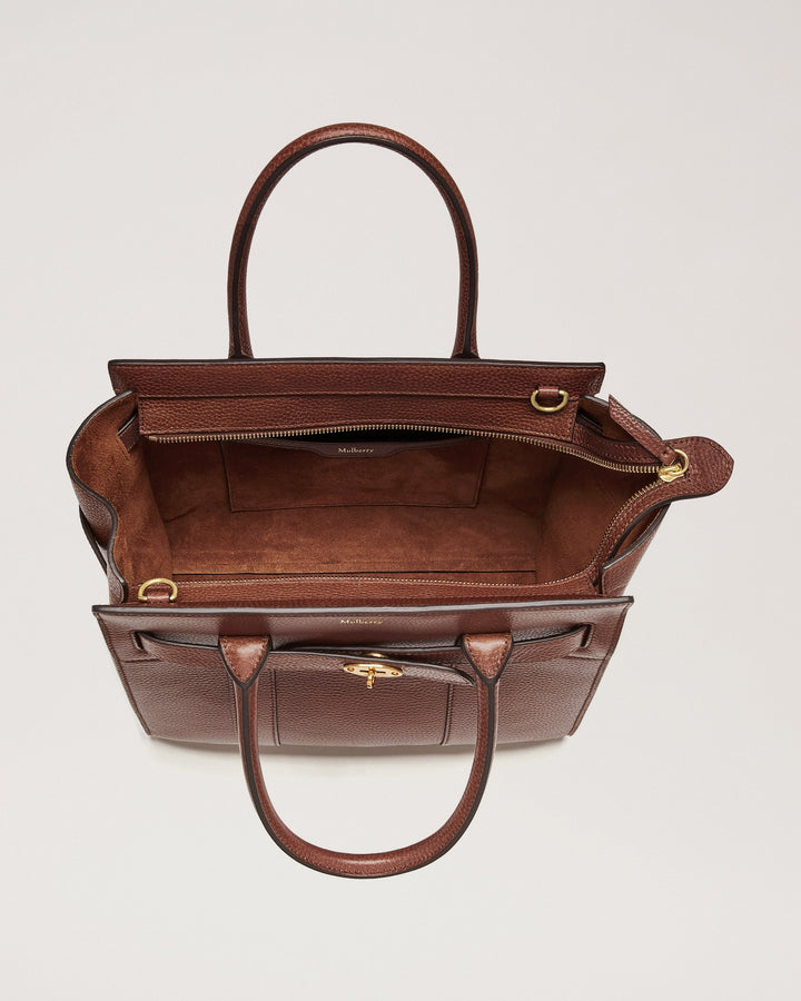 Small Zipped Bayswater Two-Tone Small Classic Grain
