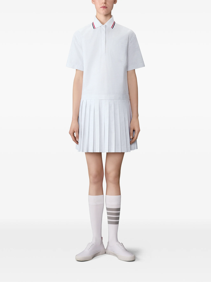Mini Length Pleated Bottom Dress
