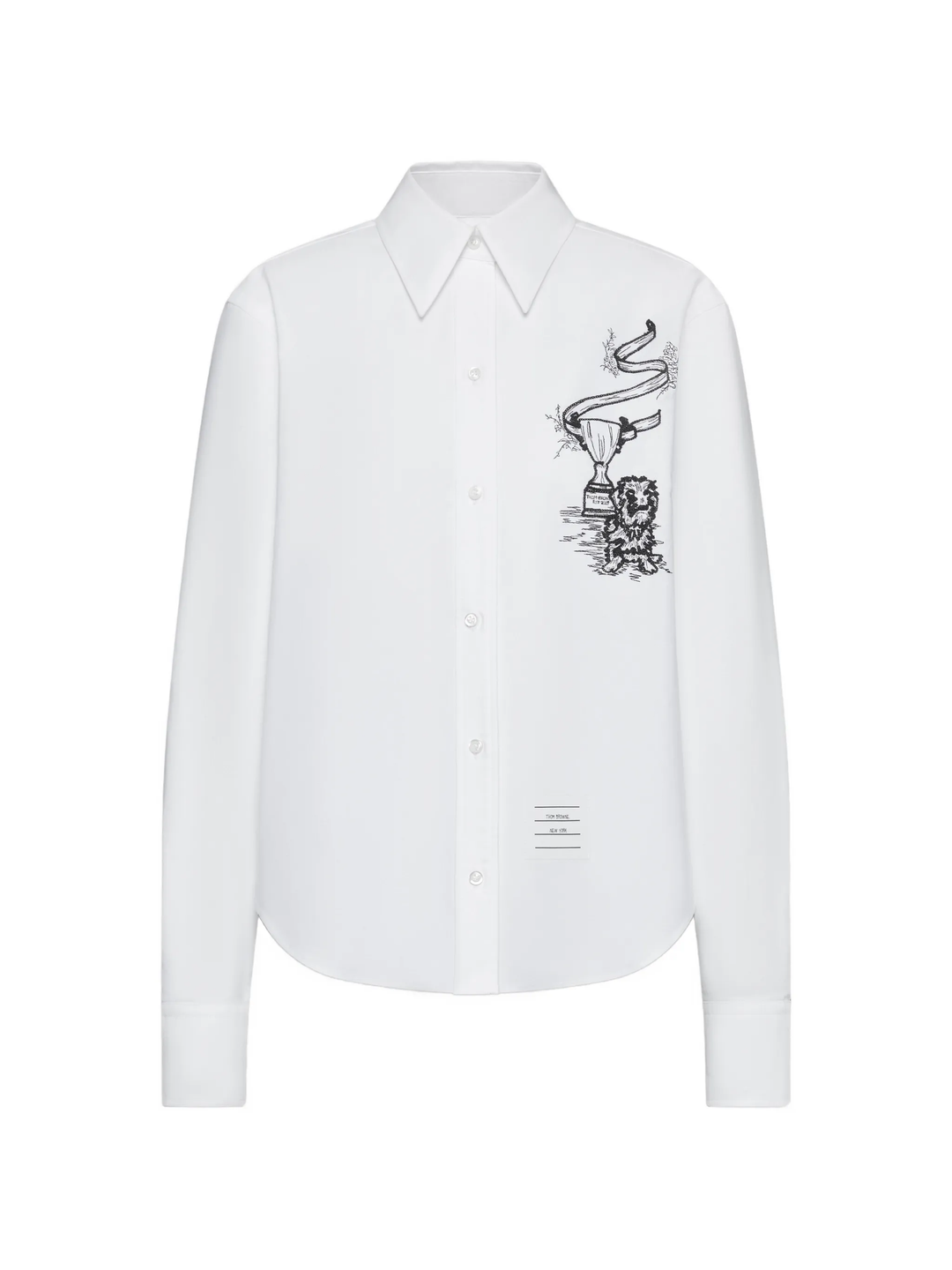 Easy Fit Button Down Point Collar Shirt