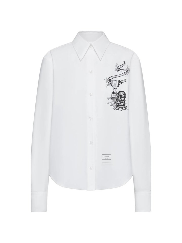 Easy Fit Button Down Point Collar Shirt